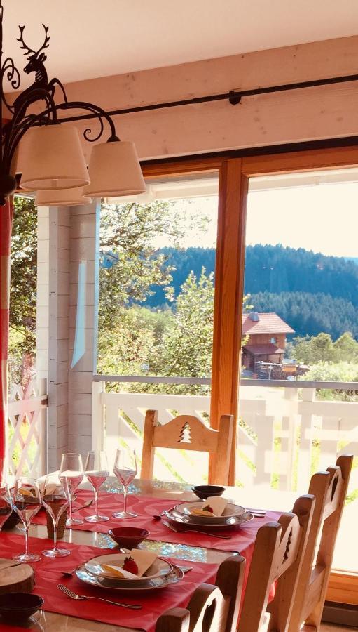 Chalet Le Flocon Bleu - Mauselaine Avec Vue Sur Le Lac De ג'רארדמר מראה חיצוני תמונה