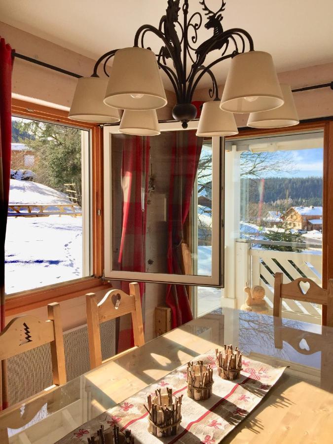Chalet Le Flocon Bleu - Mauselaine Avec Vue Sur Le Lac De ג'רארדמר מראה חיצוני תמונה