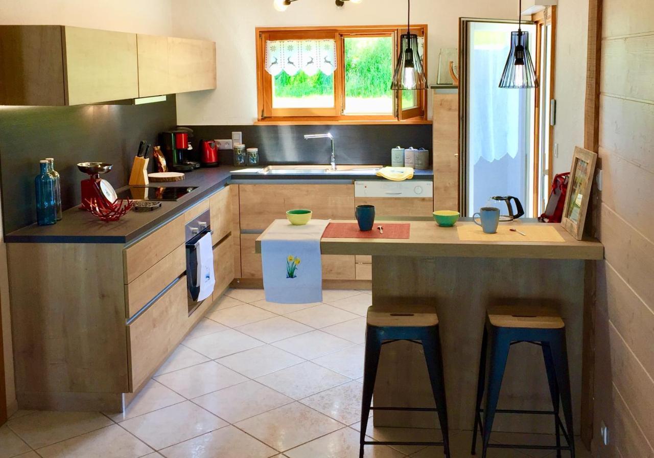 Chalet Le Flocon Bleu - Mauselaine Avec Vue Sur Le Lac De ג'רארדמר מראה חיצוני תמונה